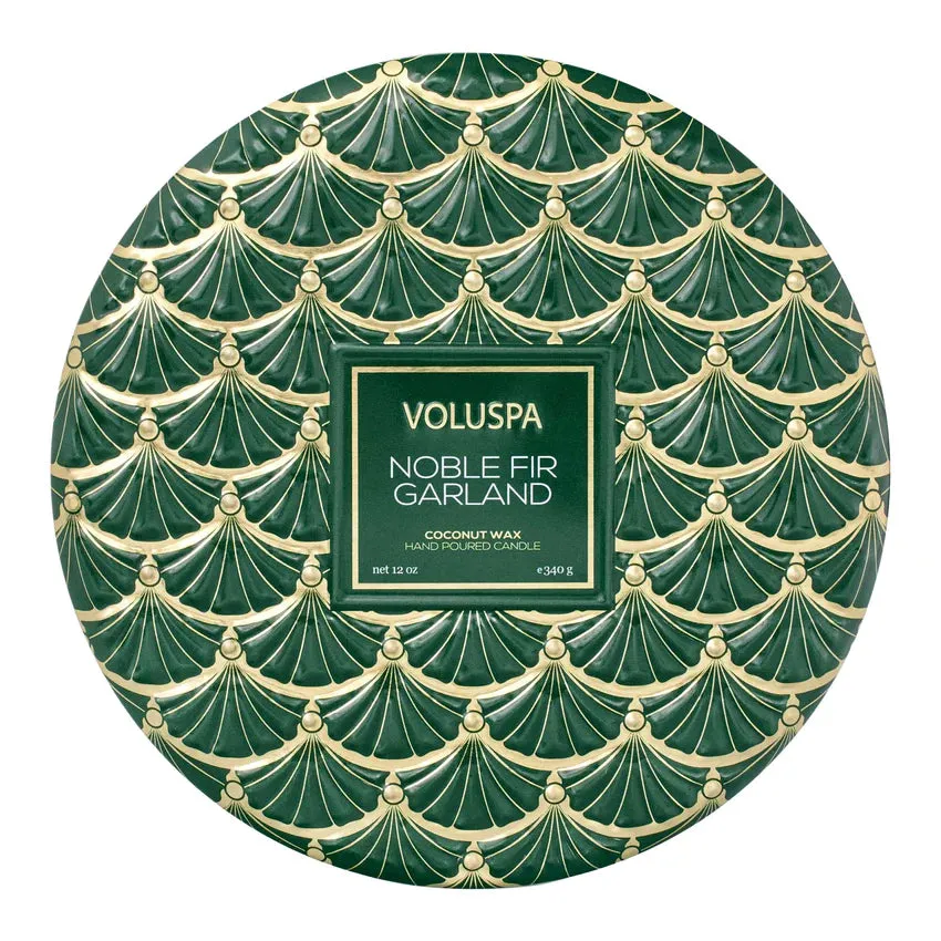 3 Wick Candle (Noble Fir Garland)
