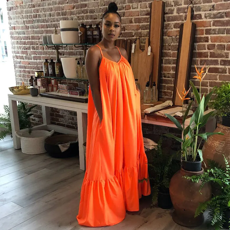 Backless Maxi Dress