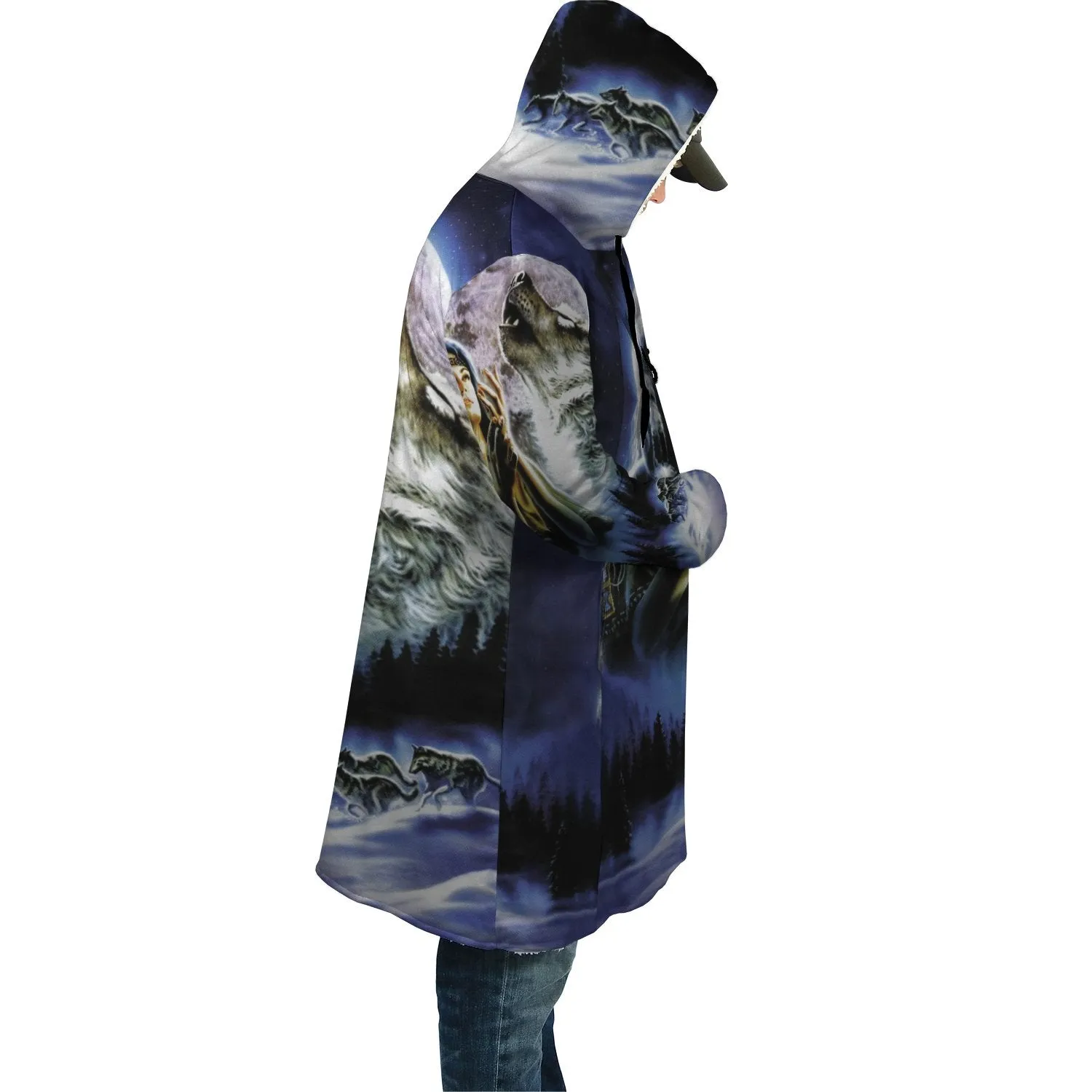 Blue Beauty Wolf Cloak WCS
