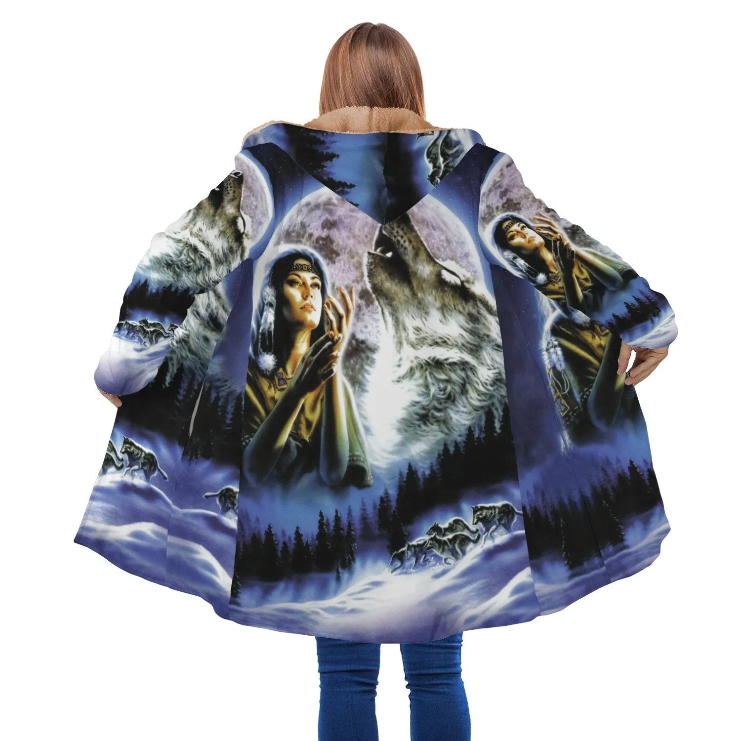 Blue Beauty Wolf Cloak WCS