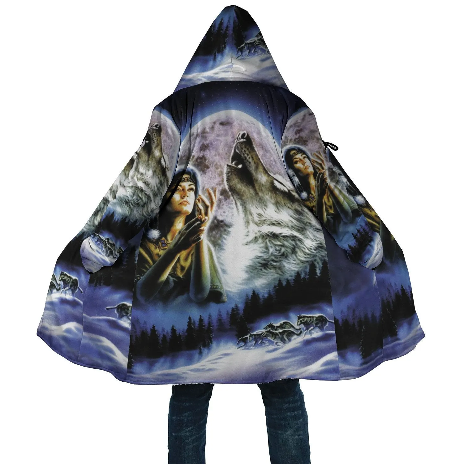 Blue Beauty Wolf Cloak WCS