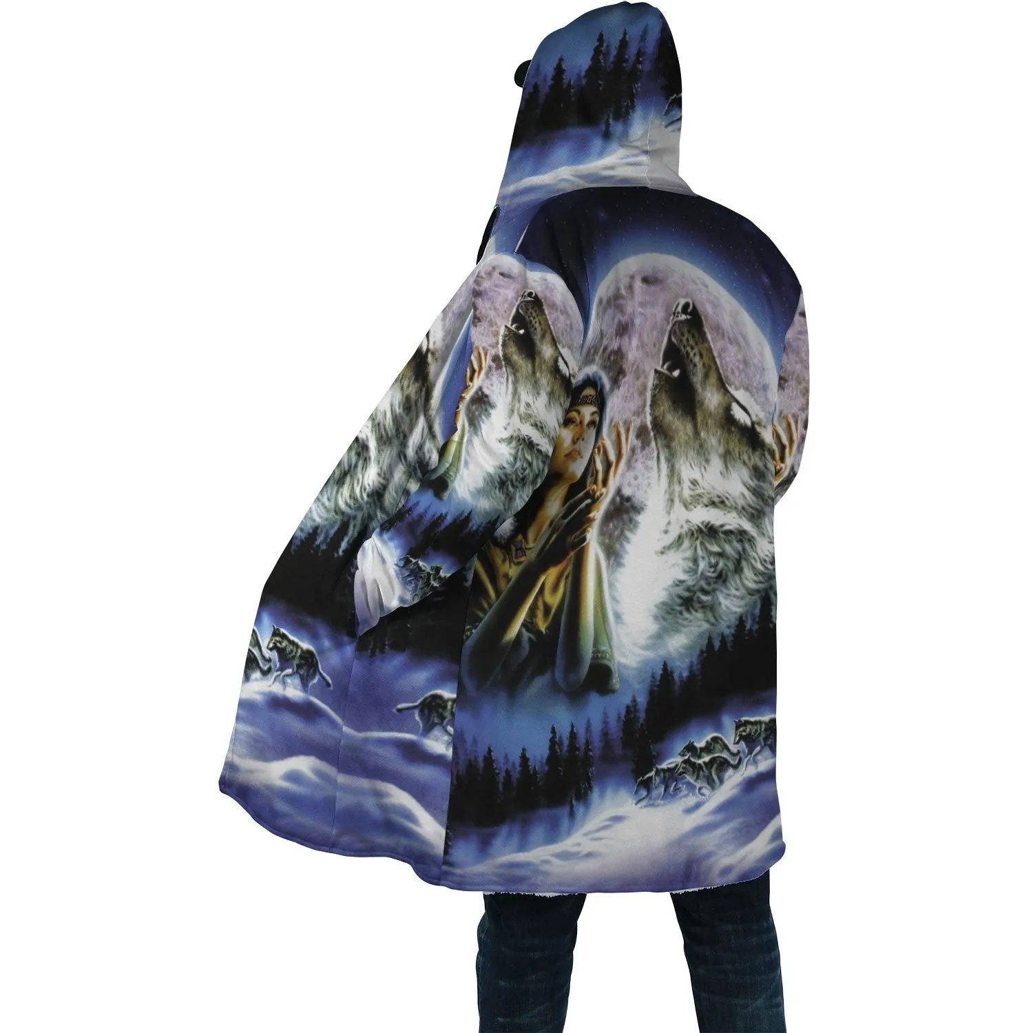 Blue Beauty Wolf Cloak WCS