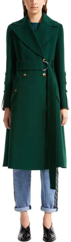 Bonded Wool Trench Coat