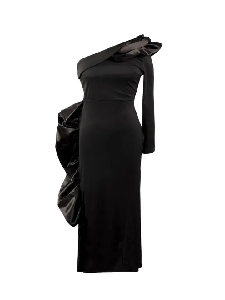 BubbleKiss Summer Dress Women Fashion Ruffles Sexy Backless Dress Ladies Casual Vacation Holiday Party Evening Dress X387158