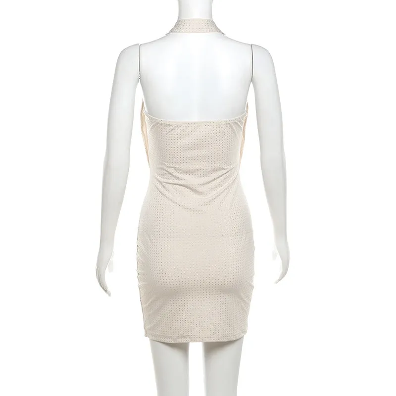 Caitlin Backless Mini Dress