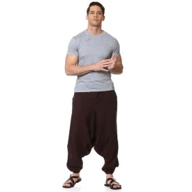 Cotton Harem Pants for Men | Black & Maroon | Pack of 2