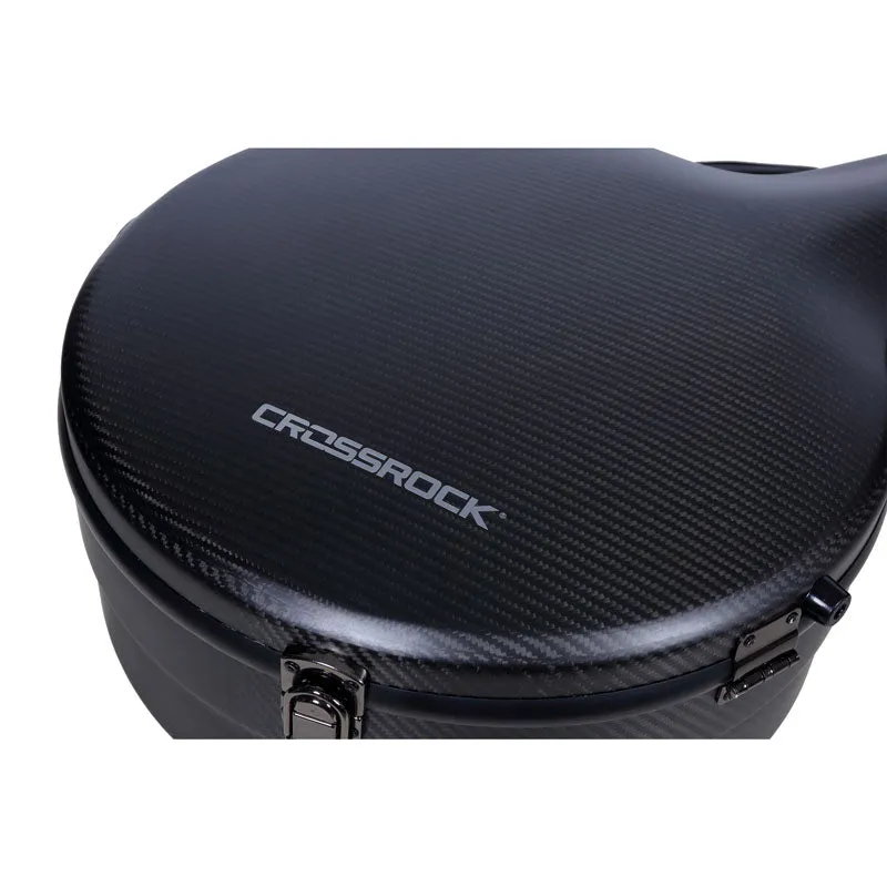 Crossrock CRF6030MBJBK Air Carbon Masterstone Resonator Banjo Case - Black