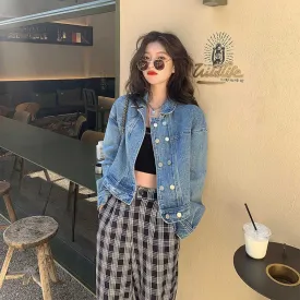 Double-Breasted Denim Jacket