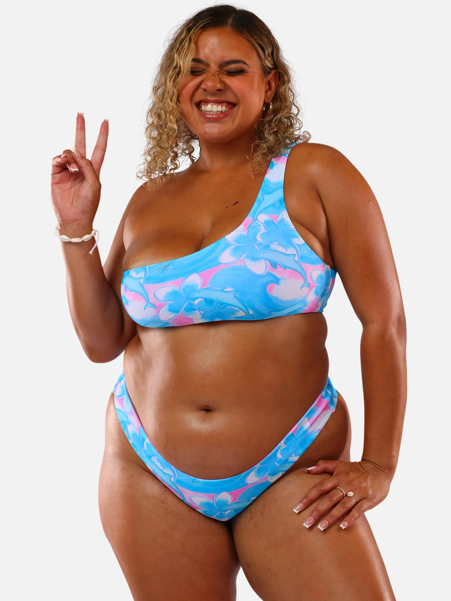 FLIPPER ONE-SHOULDER TOP