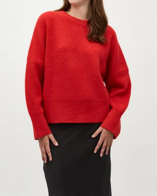 GILLIAN-M HEVELYN KNIT | RED ROSE
