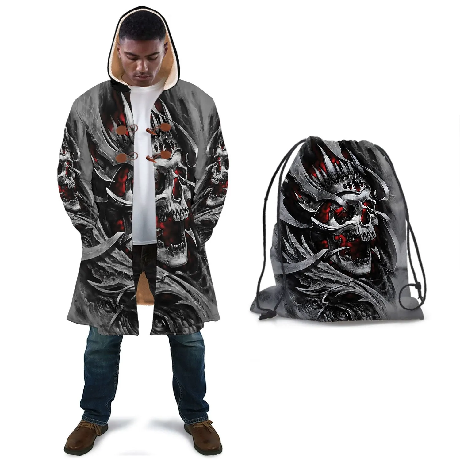 Grey Skull Native Cloak WCS