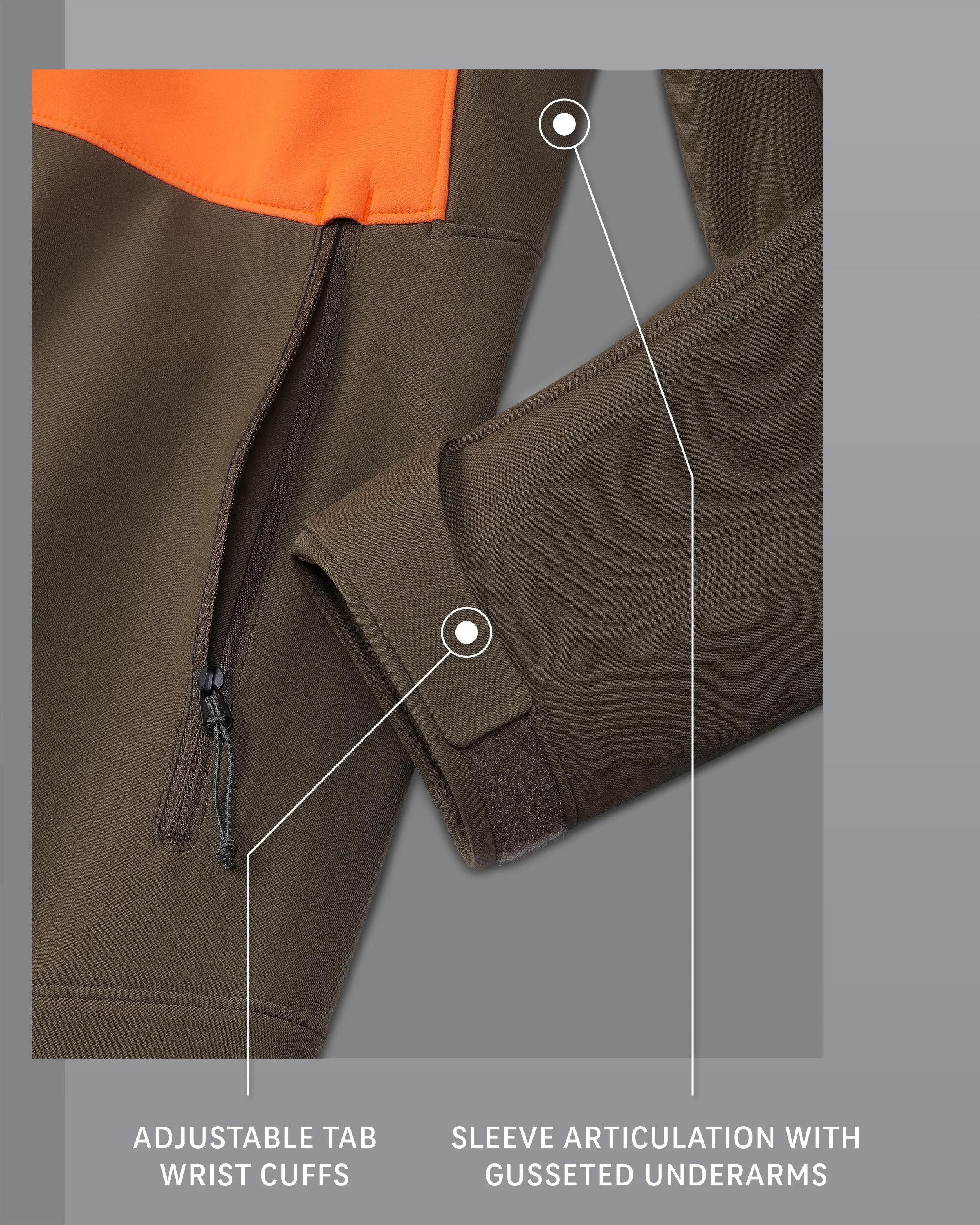 Guide PRO Hooded Jacket | Blaze/Major Brown