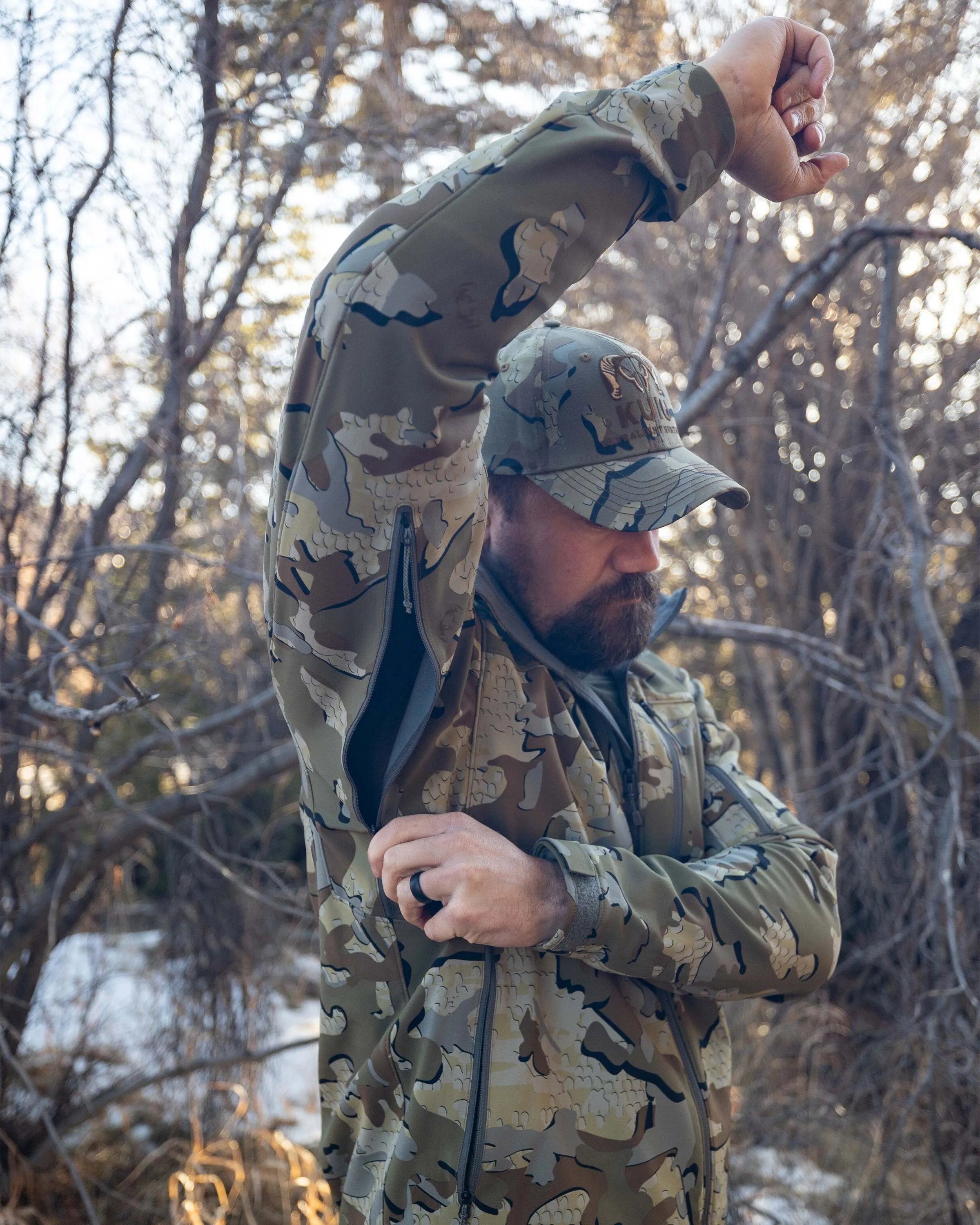 Guide PRO Hooded Jacket | Blaze/Major Brown