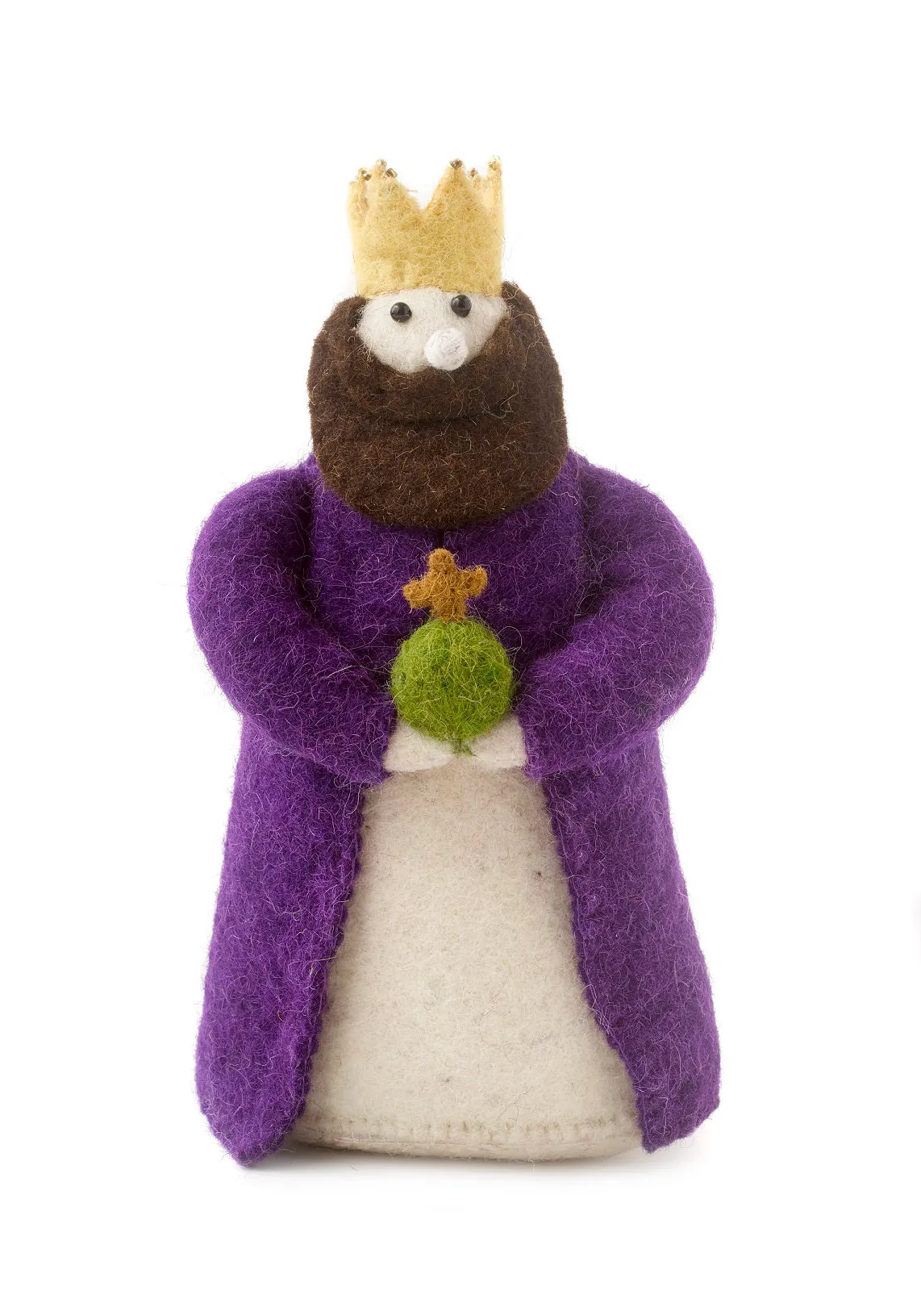 Handmade Nativity Scene in Hand Felted Wool