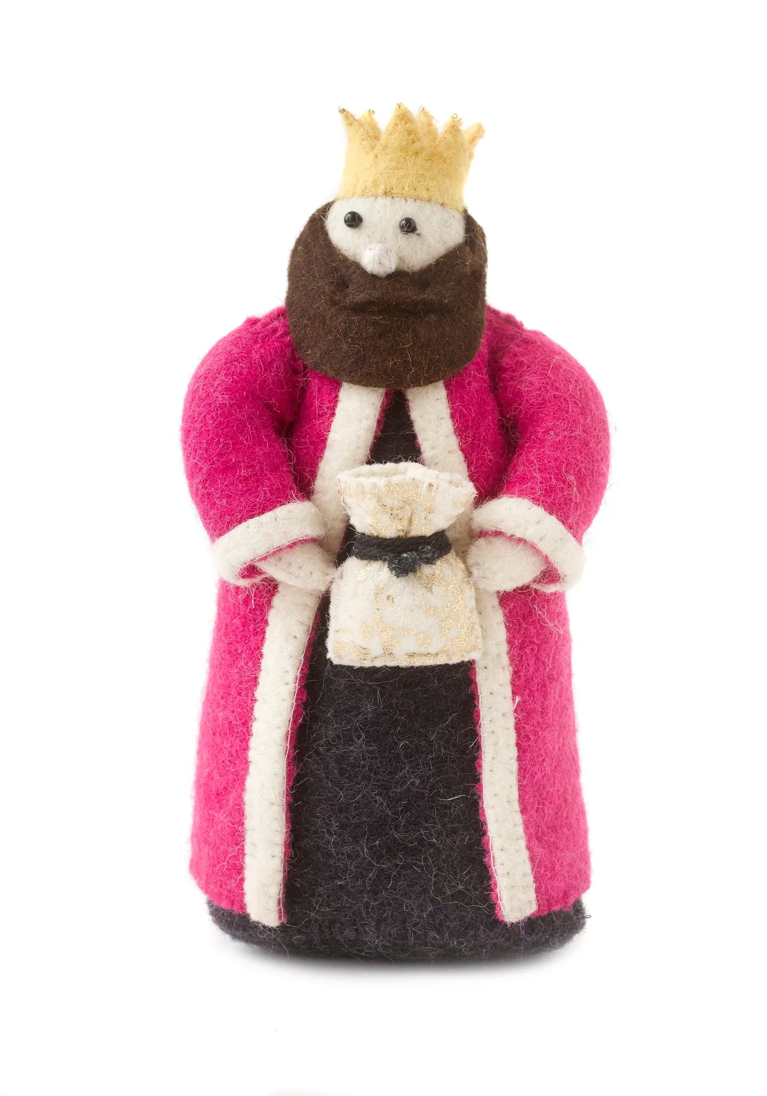 Handmade Nativity Scene in Hand Felted Wool
