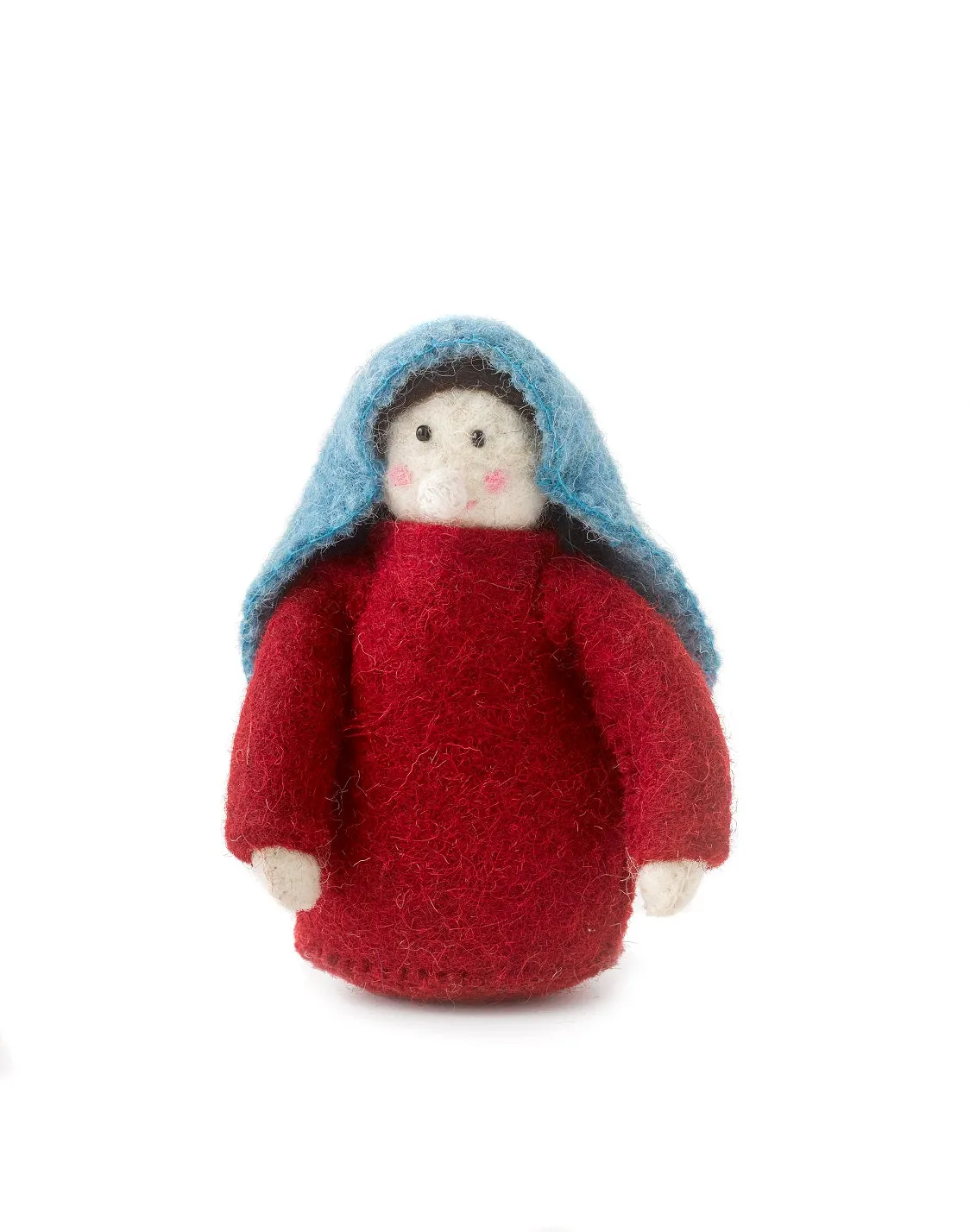 Handmade Nativity Scene in Hand Felted Wool