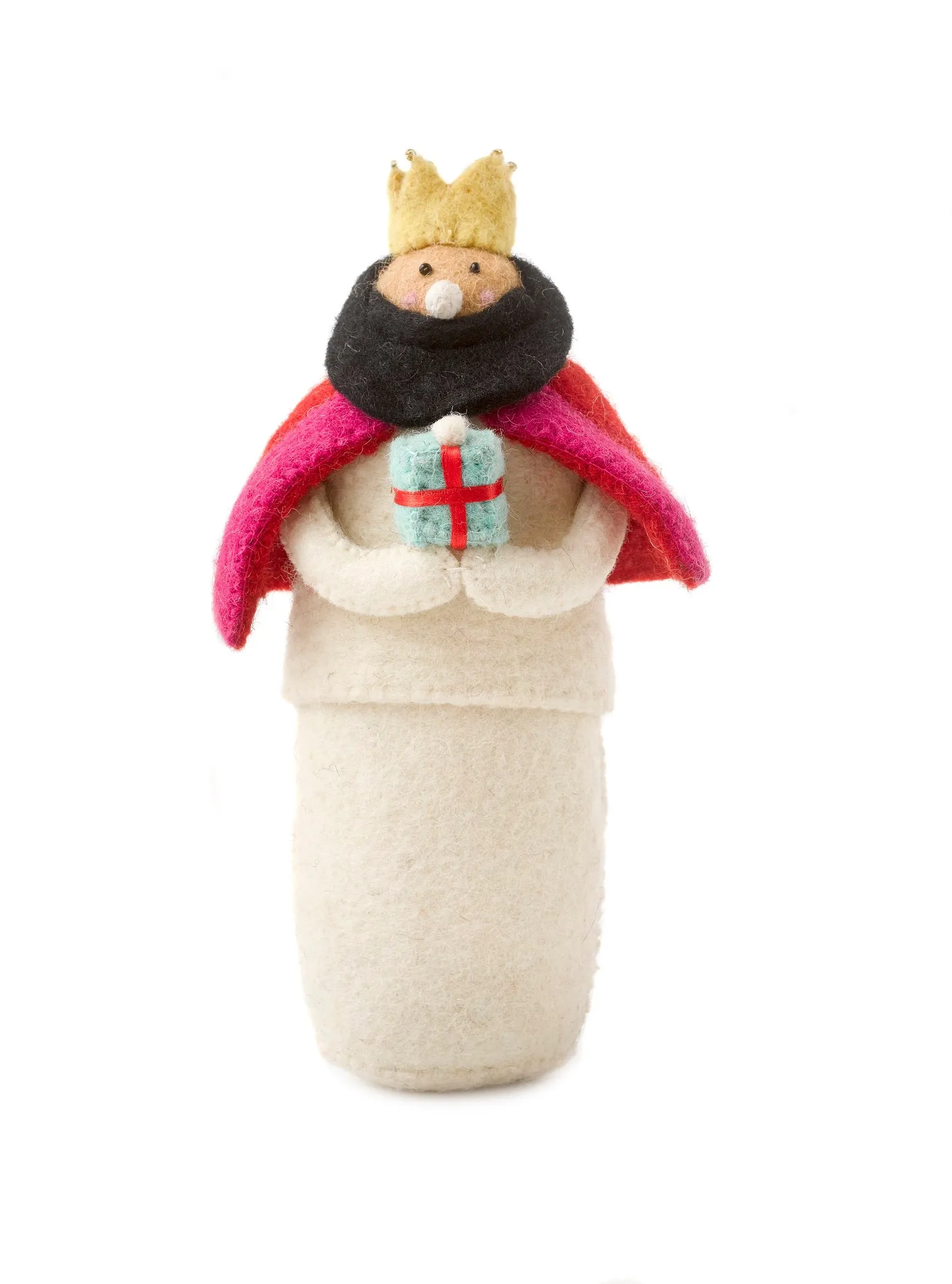 Handmade Nativity Scene in Hand Felted Wool