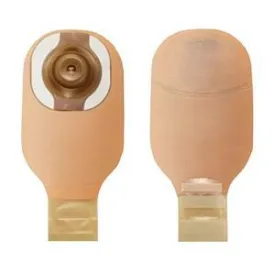 Hollister Premier One-Piece Drainable Pouch, Soft Convex CeraPlus Skin Barrier, Cut-to-Fit, 1" Stoma, Beige