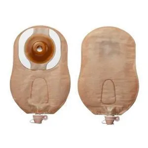 Hollister Premier One-Piece Urostomy Pouch, Convex, Flextend Skin Barrier, 1" Pre-Cut, Ultra-Clear