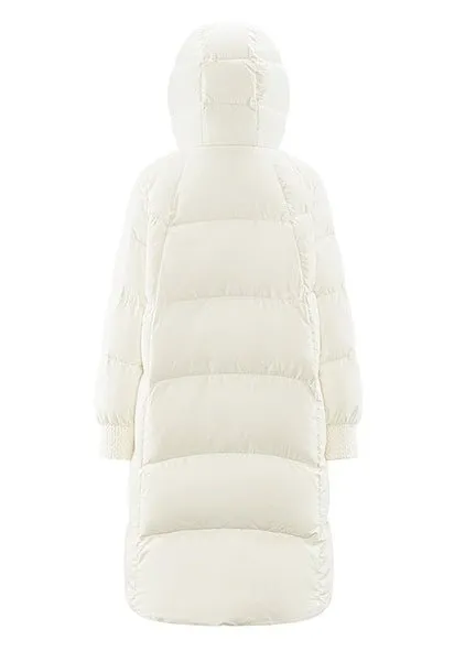 HOODED LONG DOWN JACKET