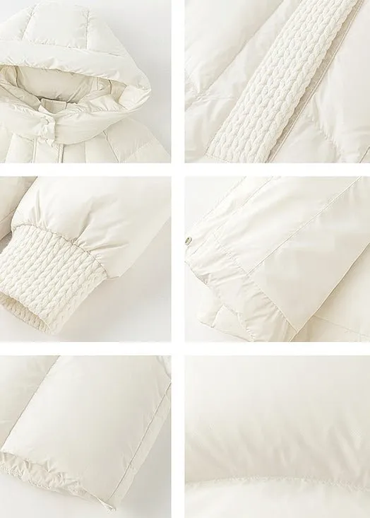 HOODED LONG DOWN JACKET