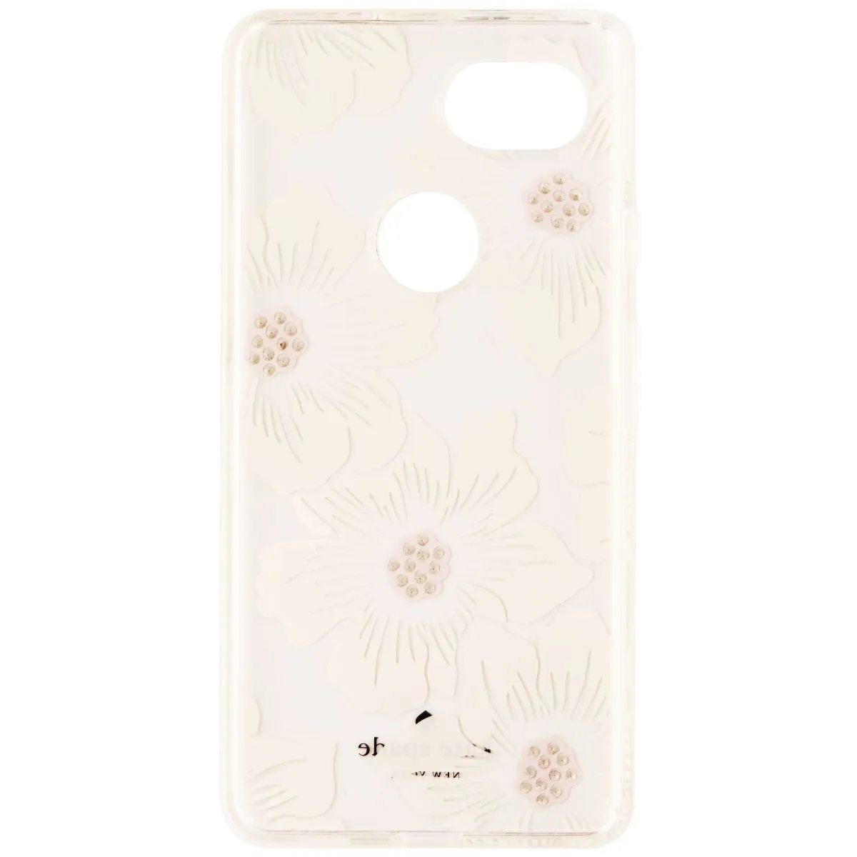 Kate Spade New York Hardshell Case for Google Pixel 2 XL - Clear/White Flowers