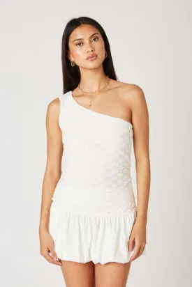 Lace One Shoulder Top