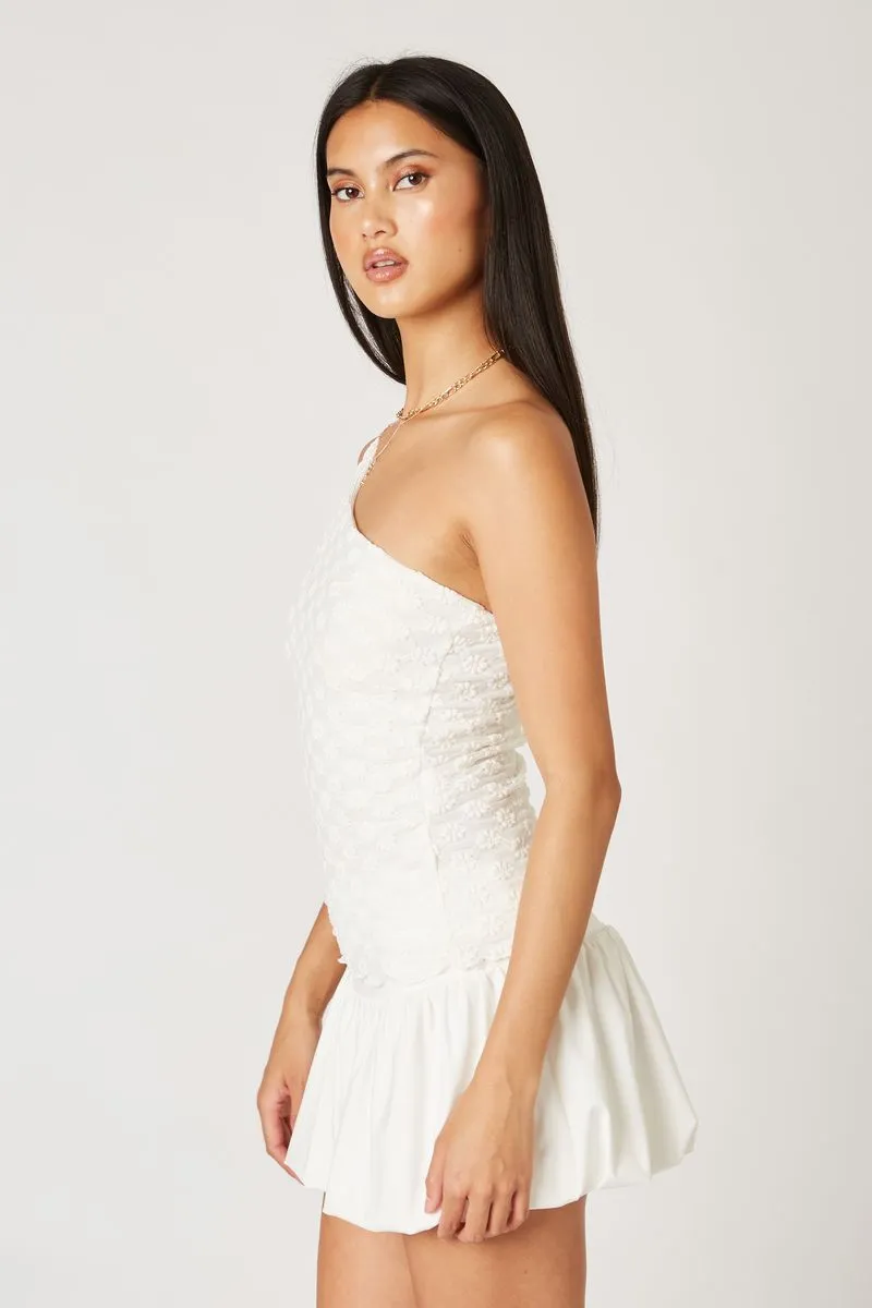 Lace One Shoulder Top