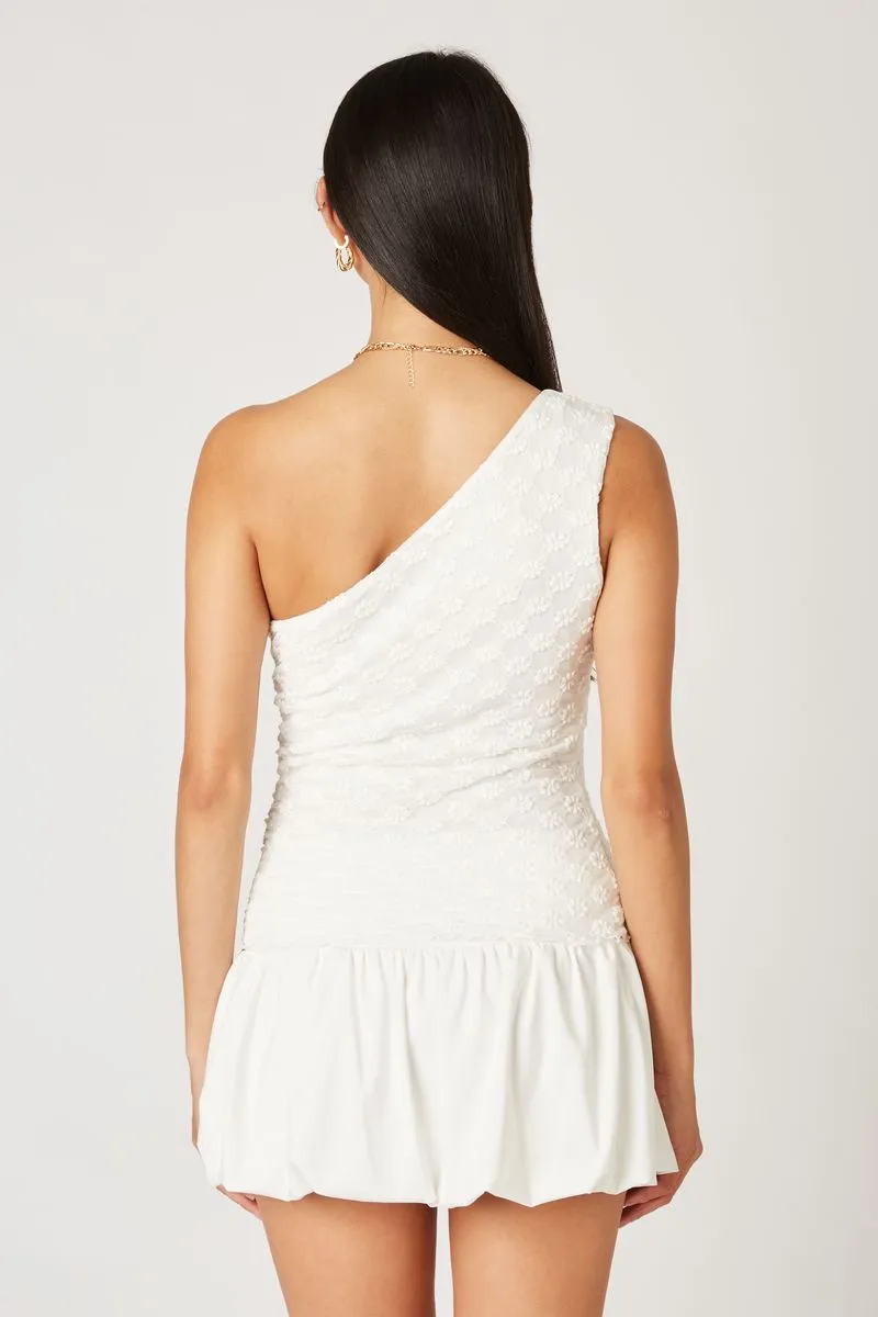 Lace One Shoulder Top