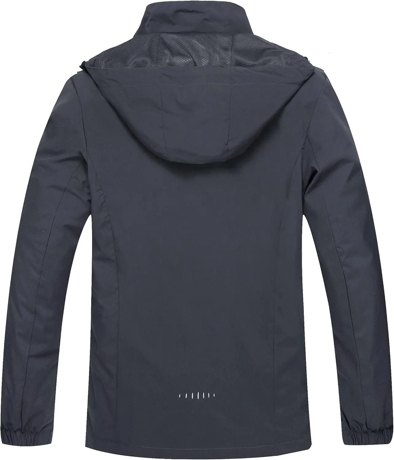 Men's Lightweight Waterproof Rain Jacket,Shell Hooded Outdoor Raincoat Hiking Windbreake jacket
