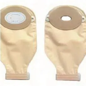 Nu-Flex 1-Piece Adult Drainable Pouch Cut-to-Fit Deep Convex 1-1/8" x 2" Oval