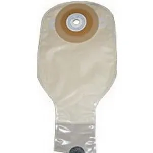 One-Piece Adult Post-Op Drainable Pouch Pre-Cut 7/8" Round Deep Convex