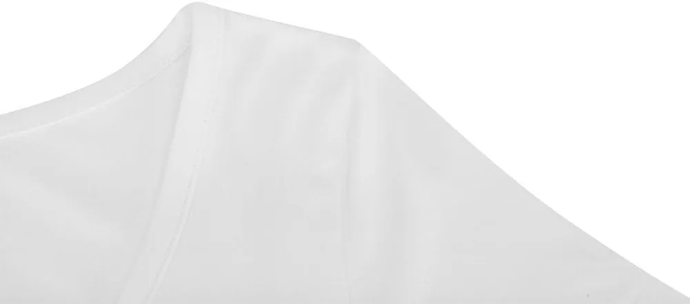OThread & Co. Women's Basic Crop Tops Stretchy Casual Scoop Neck Cap Sleeve Shirt
