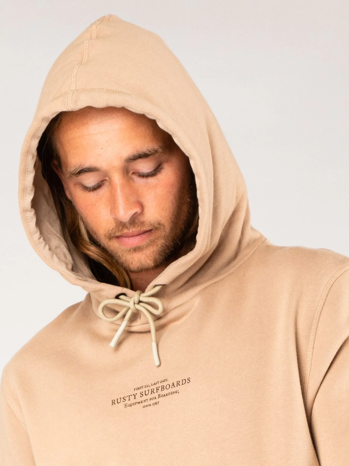 Painters Hooded Fleece - Light Fennel