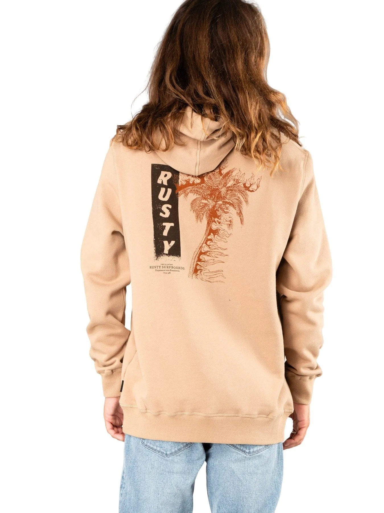 Painters Hooded Fleece - Light Fennel