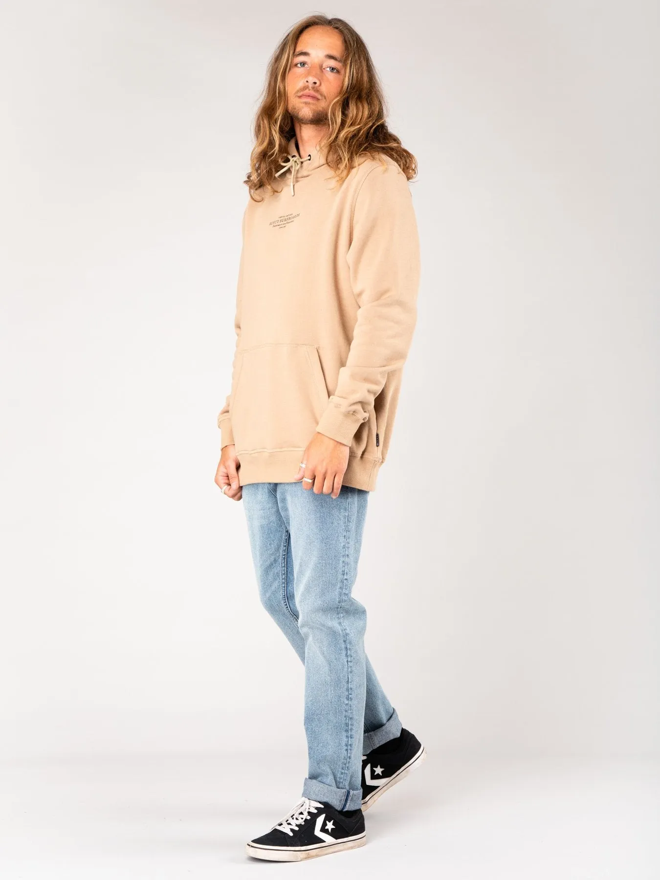 Painters Hooded Fleece - Light Fennel