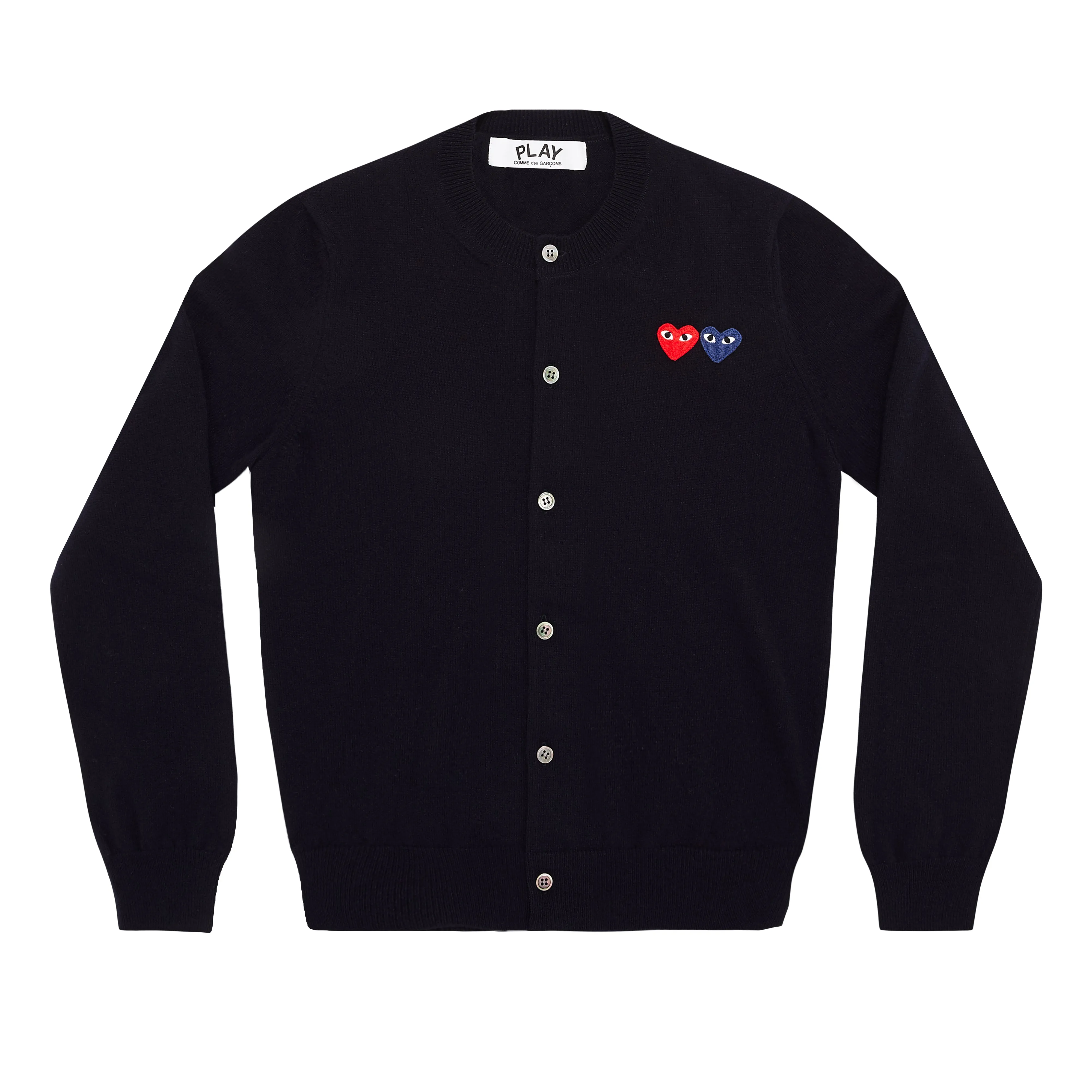 Play - Double Heart Women’s Cardigan - (Navy)
