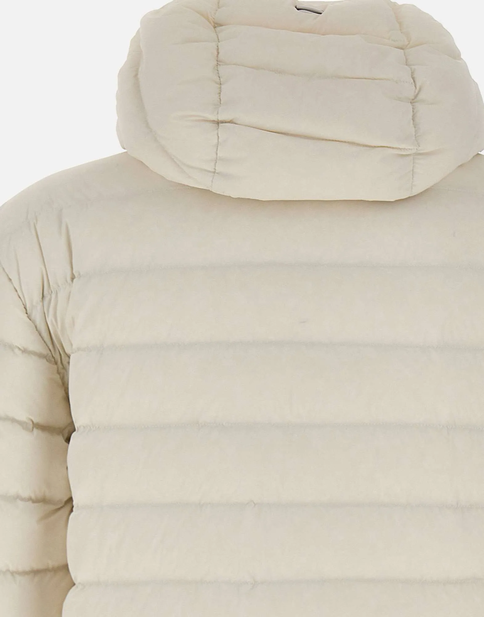 Resort White Down Jacket Packable