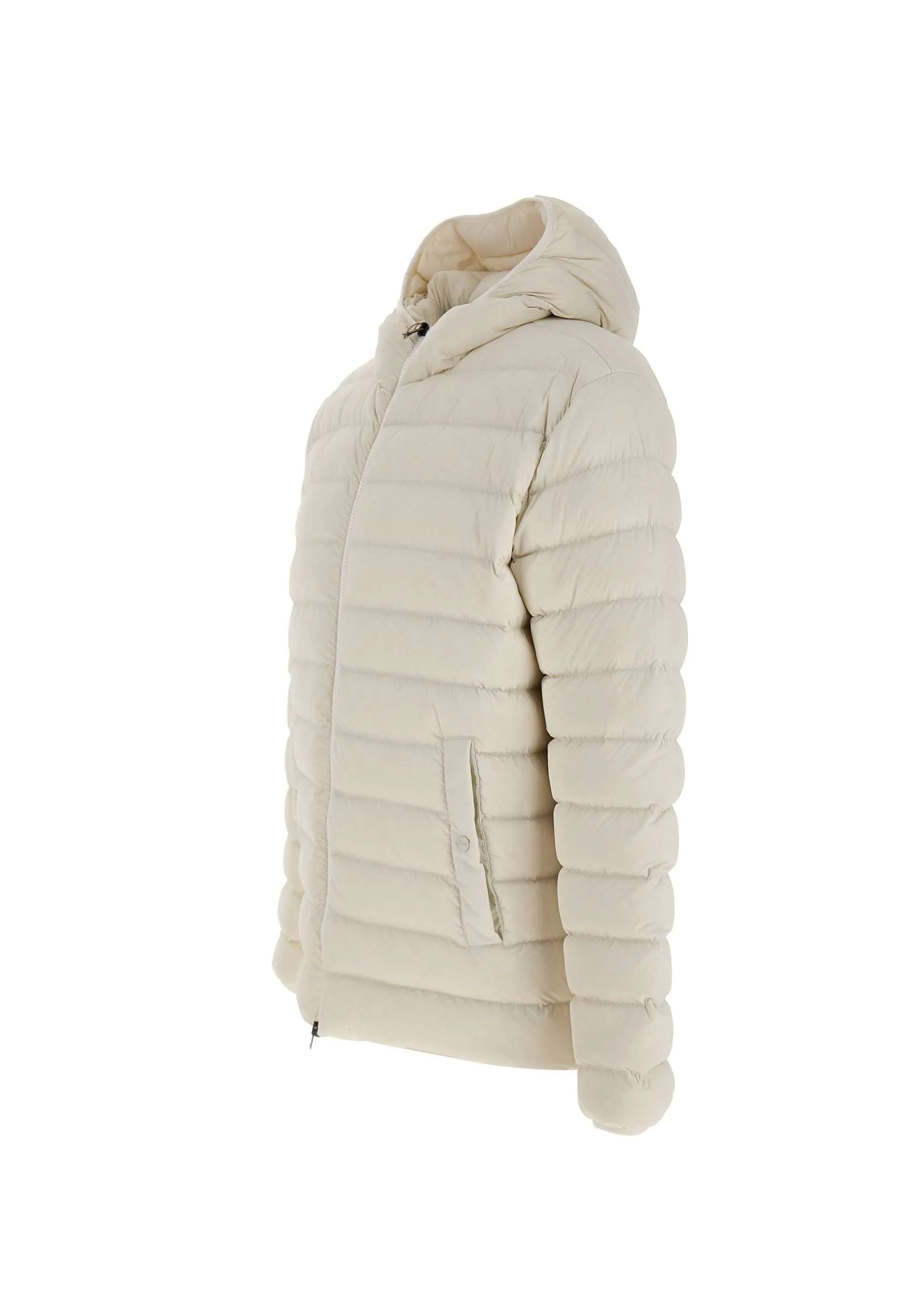 Resort White Down Jacket Packable