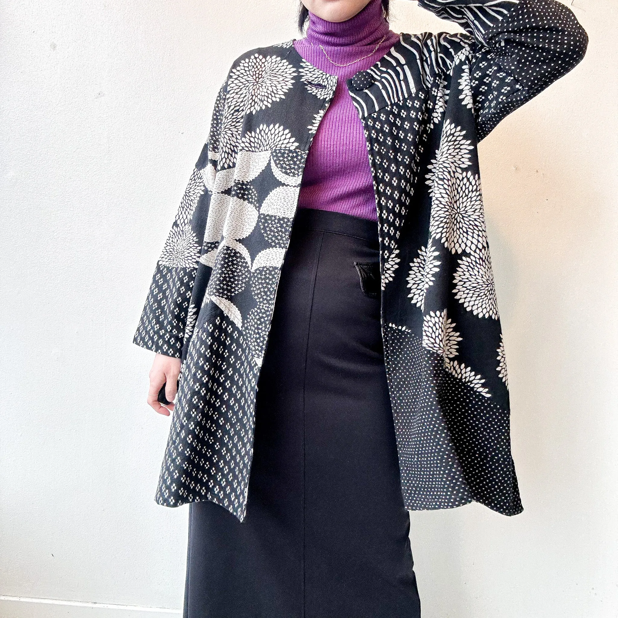 Sasaki Gallery | SSK 5A Long Jacket No Collar
