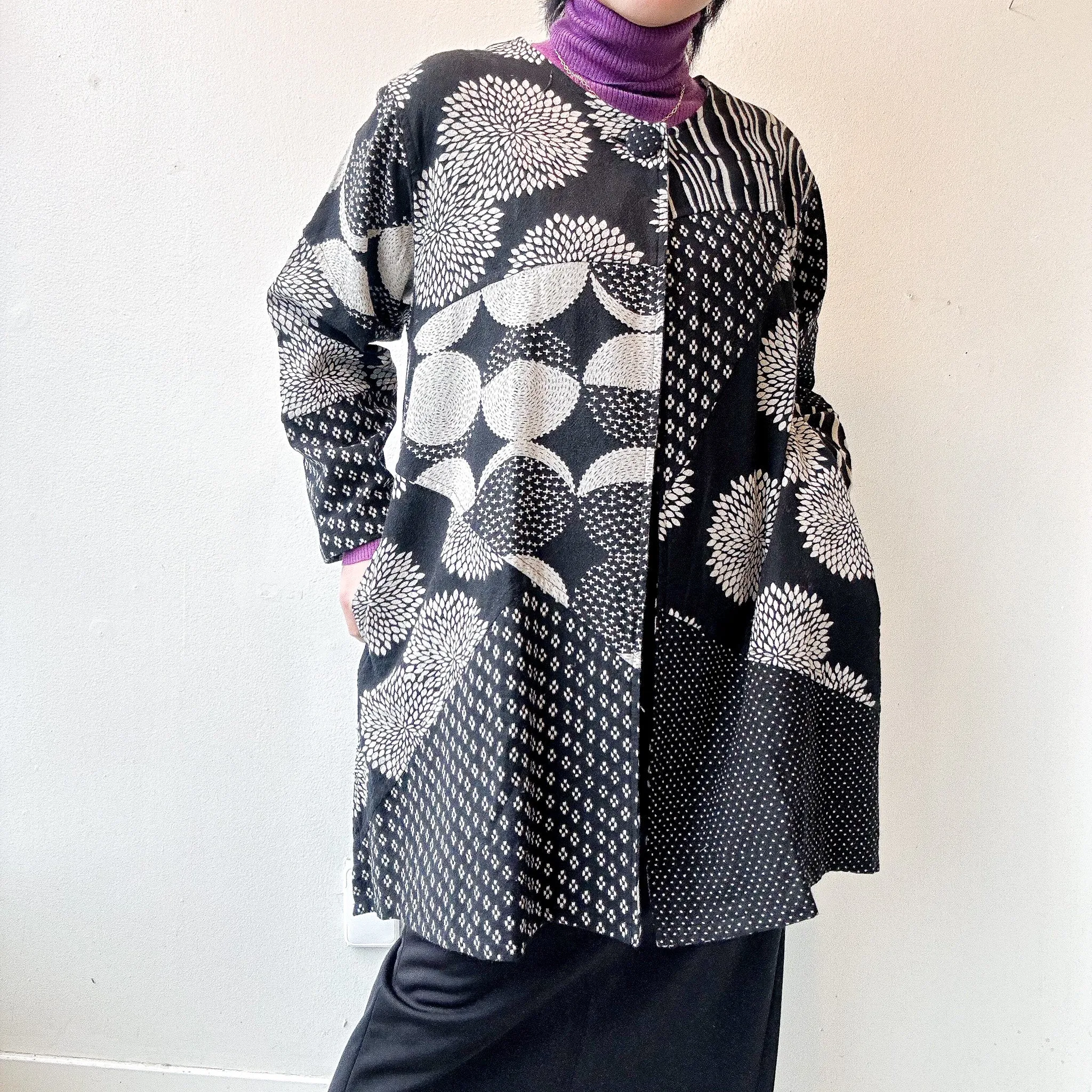 Sasaki Gallery | SSK 5A Long Jacket No Collar