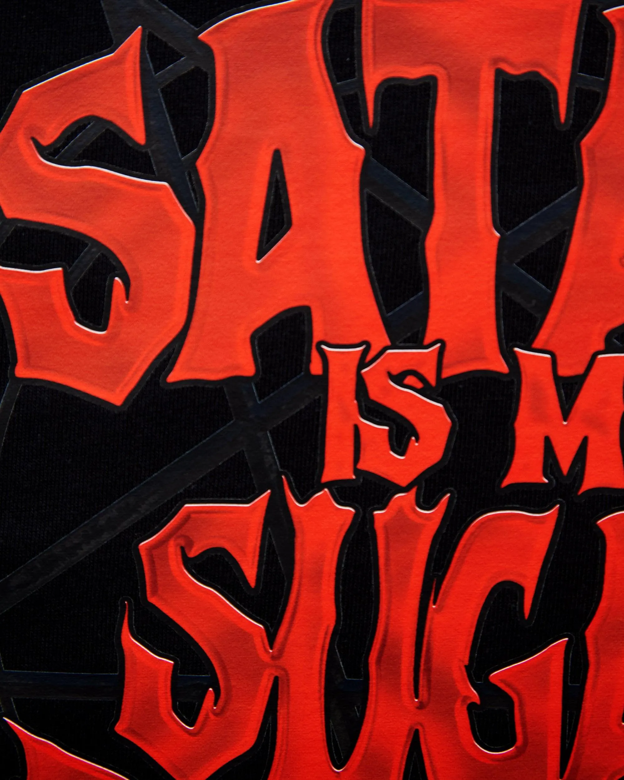 Satan is my sugar daddy on black long sleeve tee