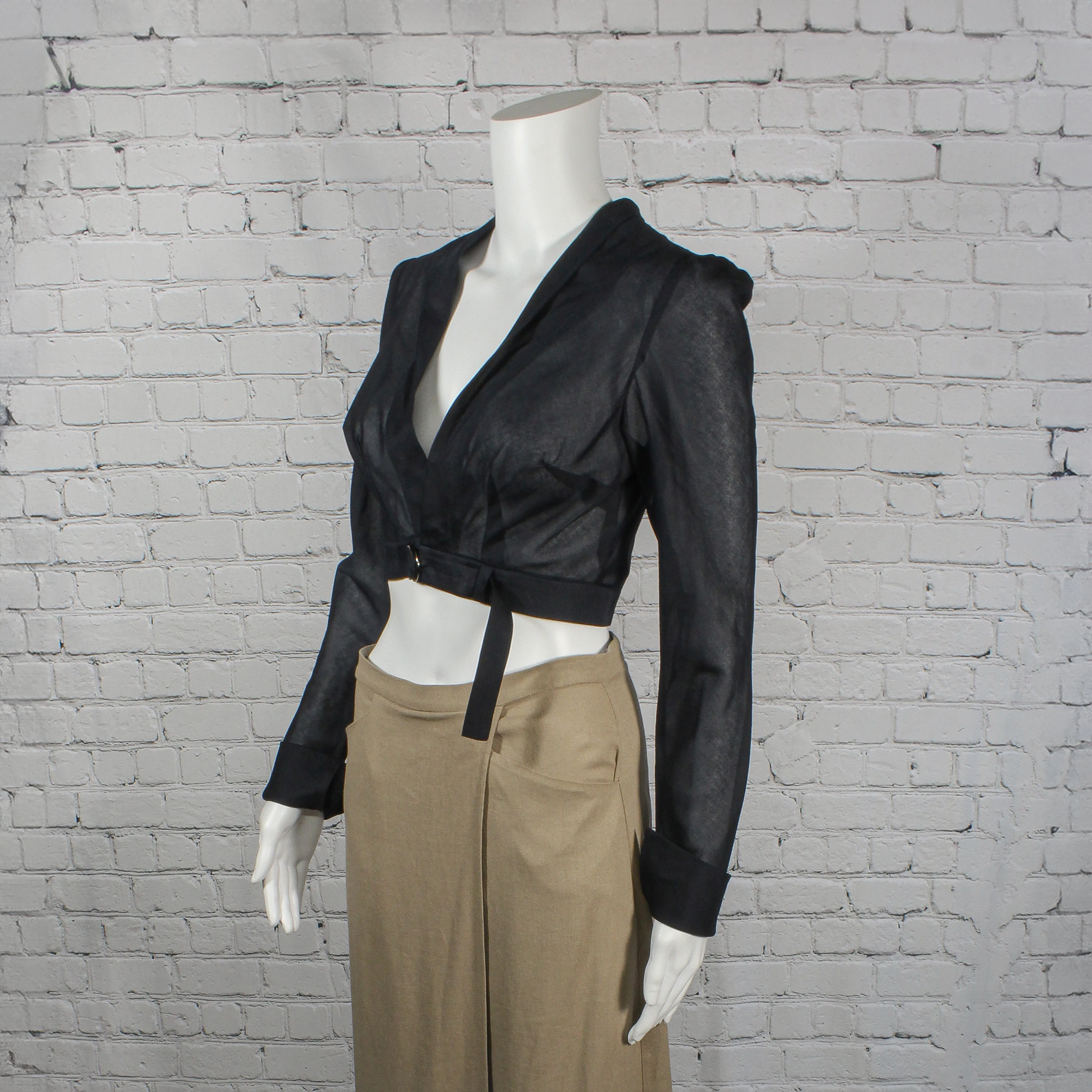 Selinda Jacket in Navy Japanese Lawn by Kim Schalk