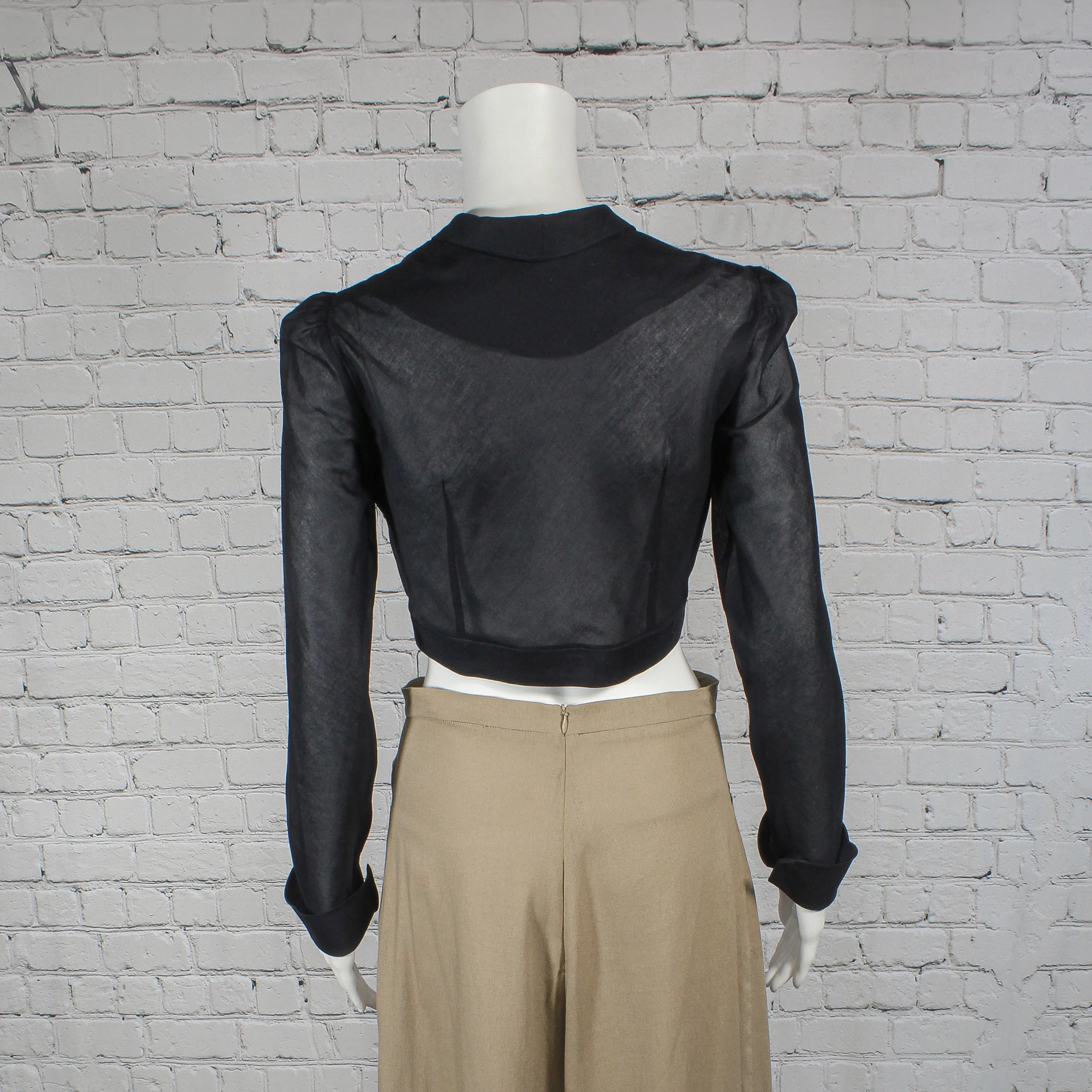 Selinda Jacket in Navy Japanese Lawn by Kim Schalk