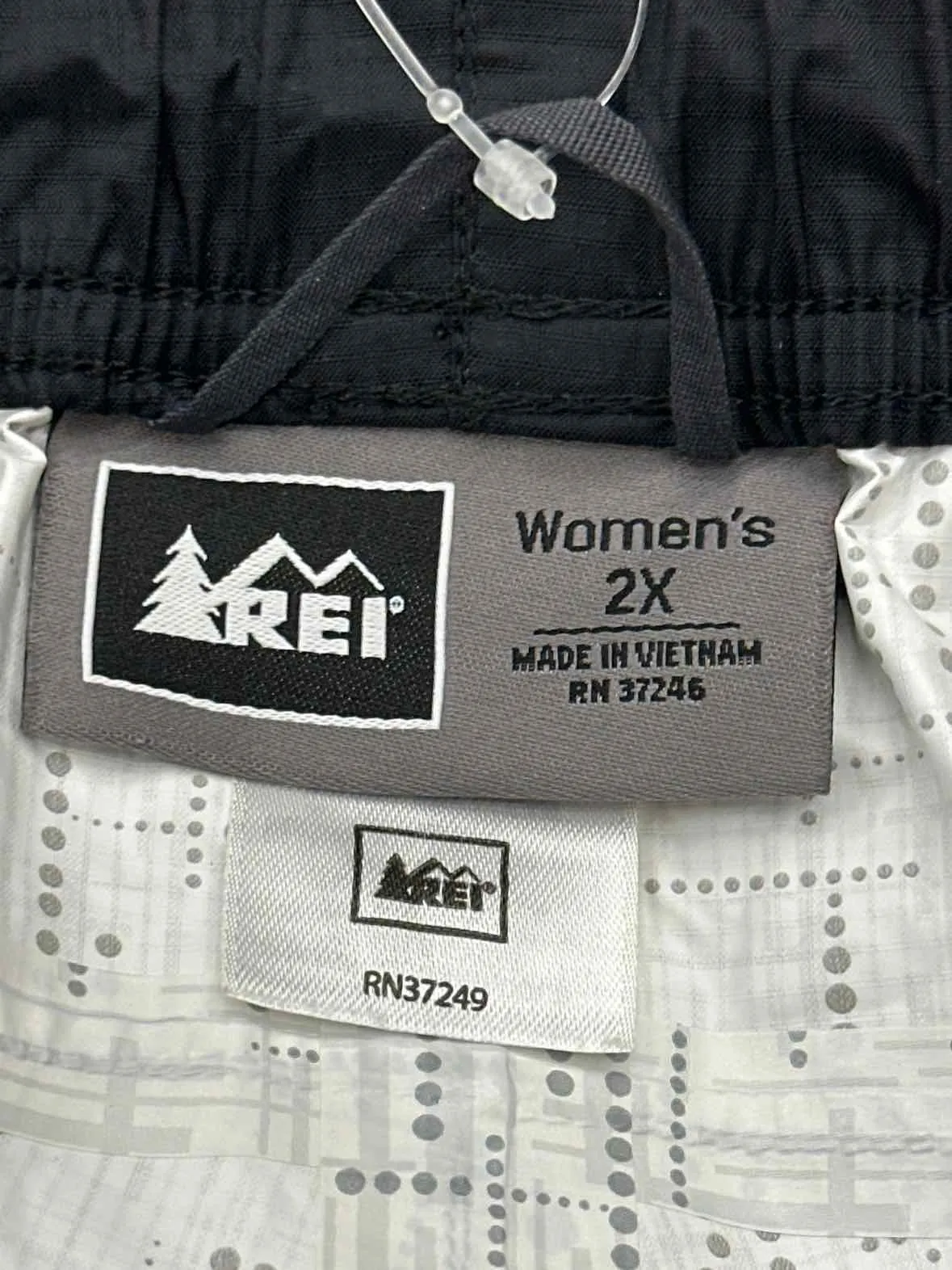 Size 2X REI Black Women's Rain Pants