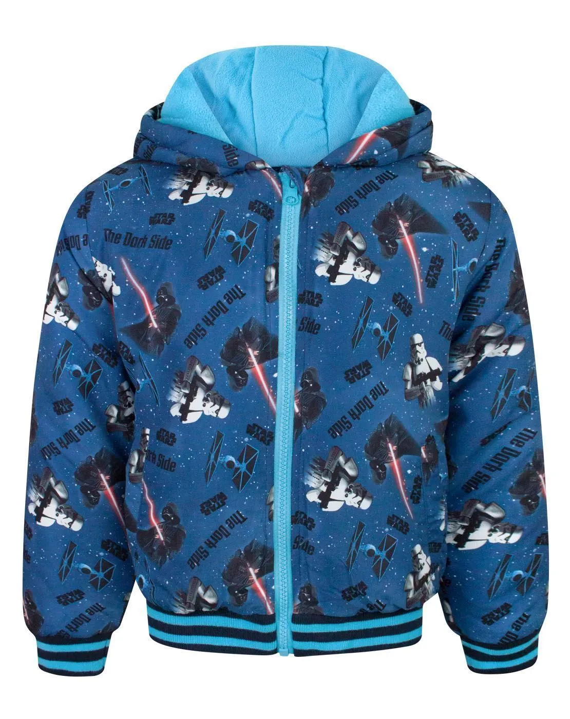 Star Wars Boy's Blue Hooded Coat