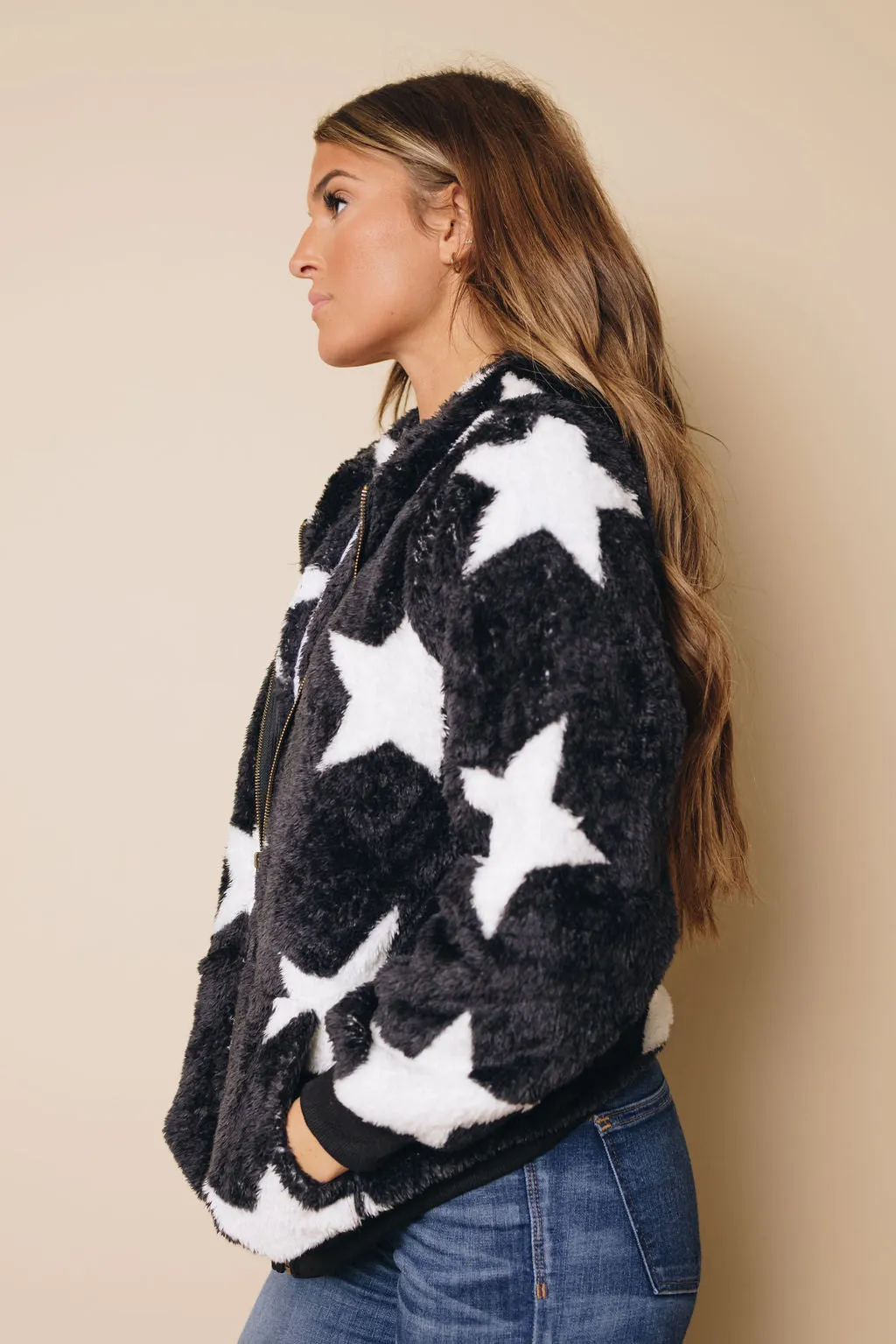 Tamy Fleece Hooded Coat