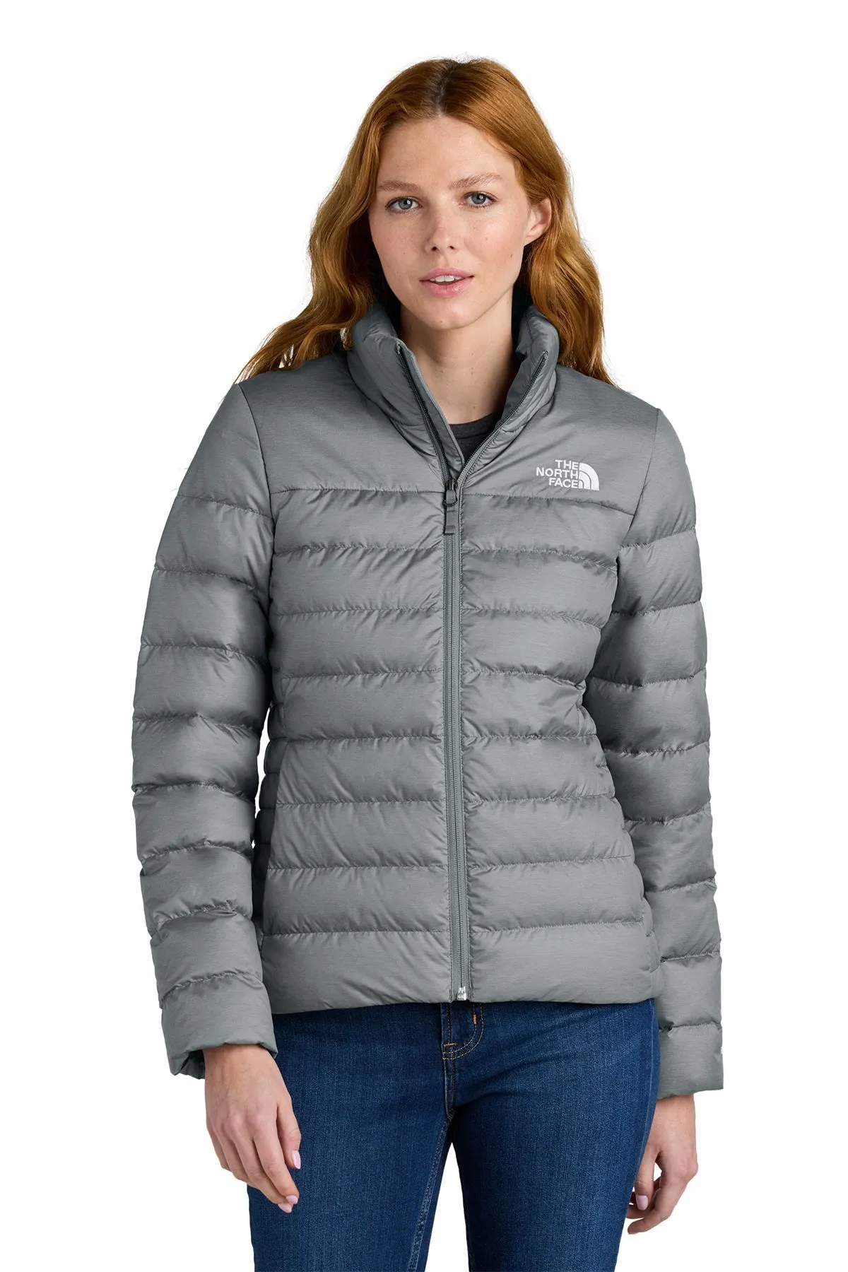 The North Face Womens Down Hybrid Custom Jackets, Medium Grey Heather