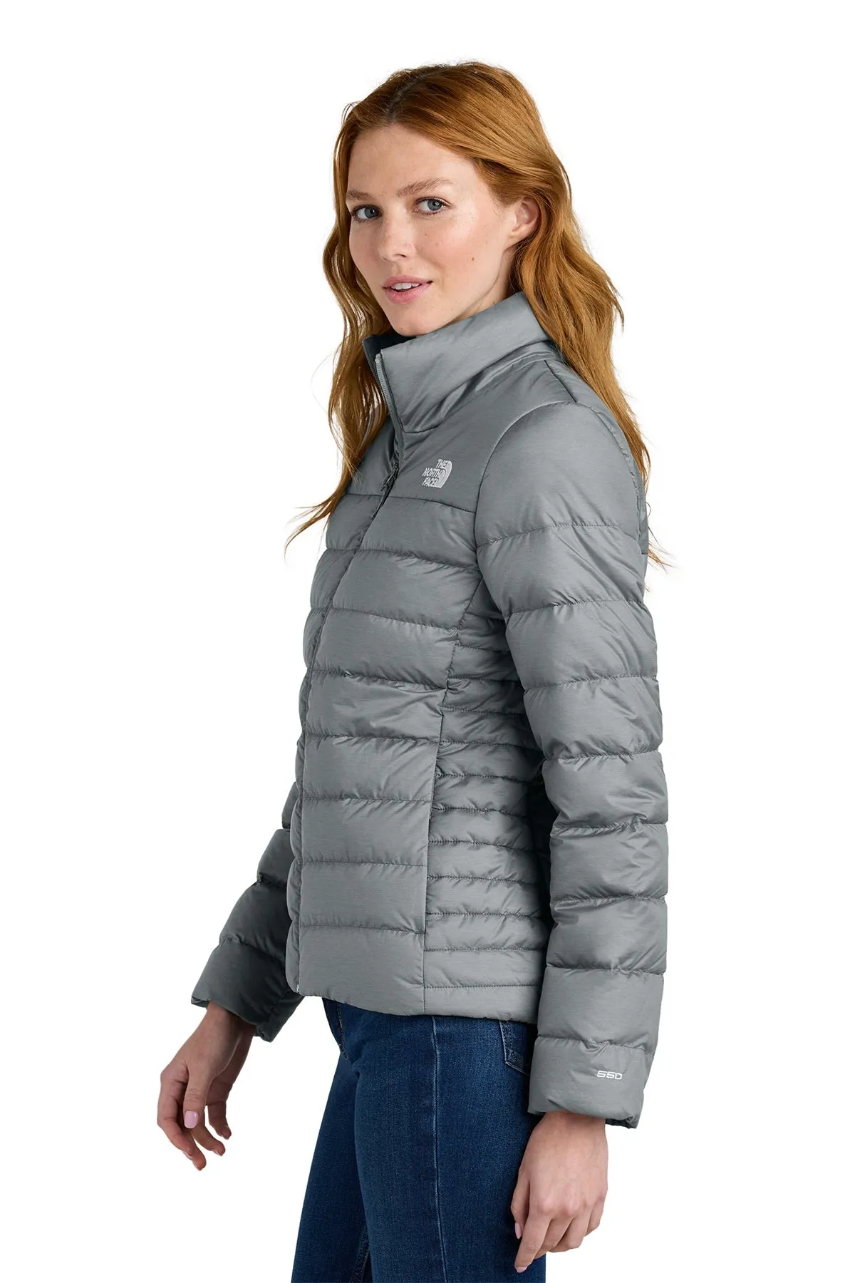 The North Face Womens Down Hybrid Custom Jackets, Medium Grey Heather