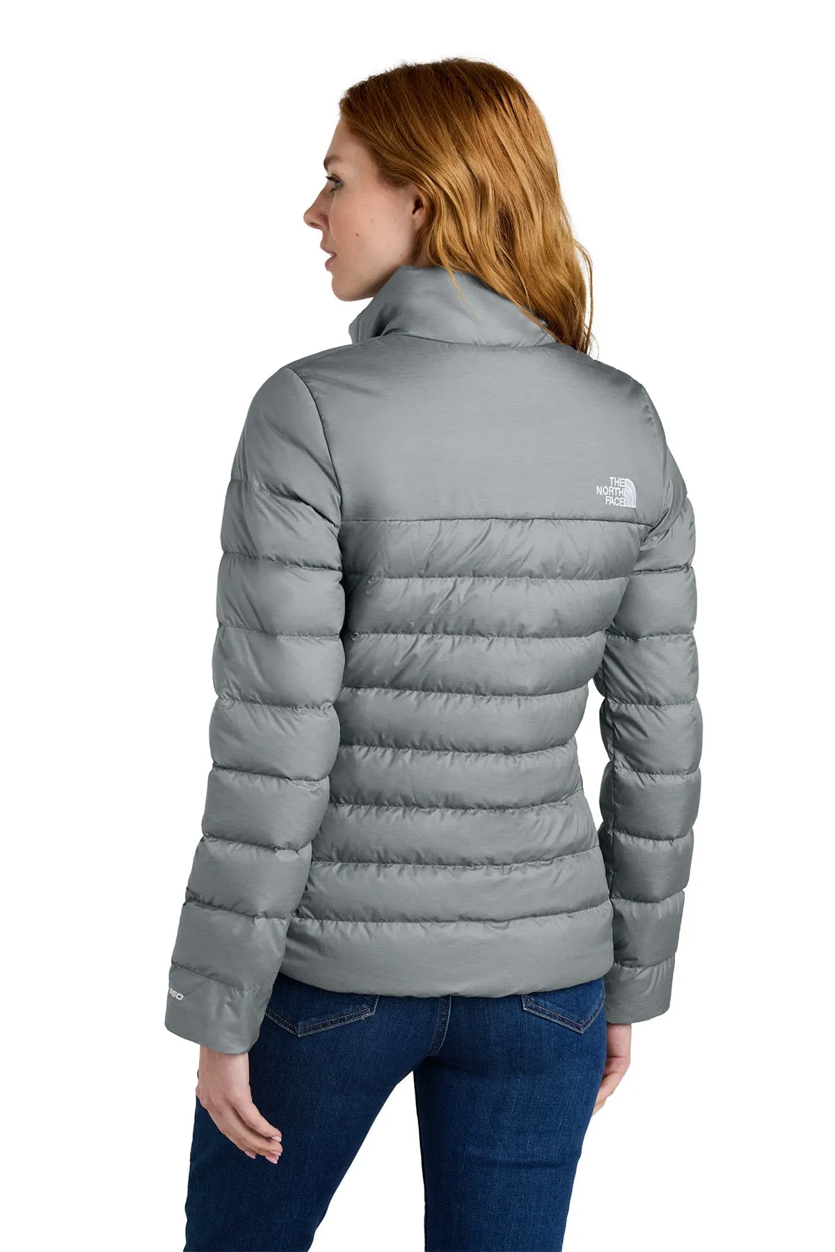 The North Face Womens Down Hybrid Custom Jackets, Medium Grey Heather
